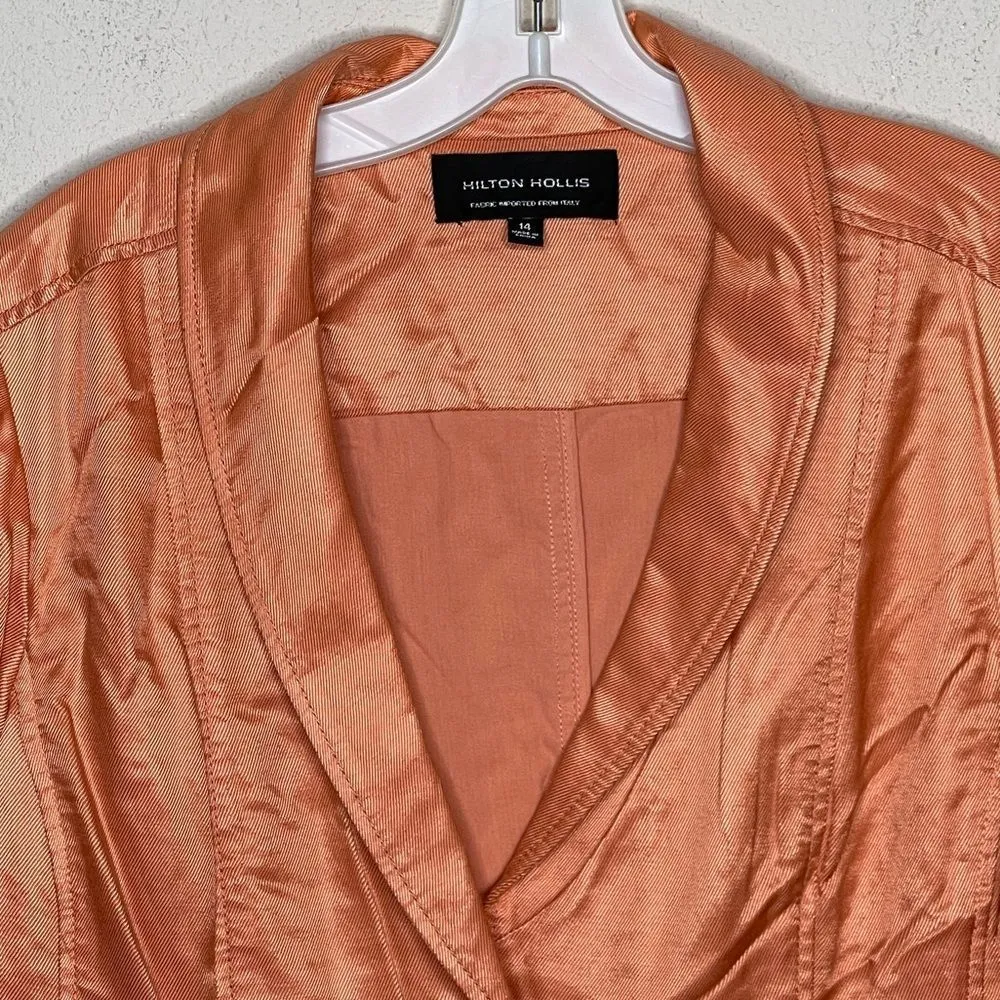 Hilton Hollis‎ Blazer Orange Size 14 - Image 4