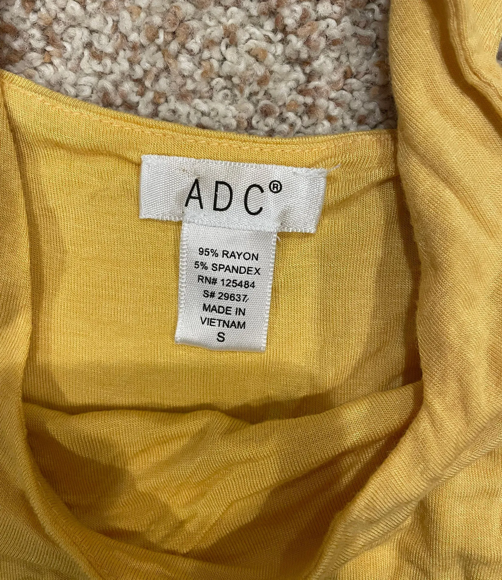 Yellow Cropped Tank Top - Image 3