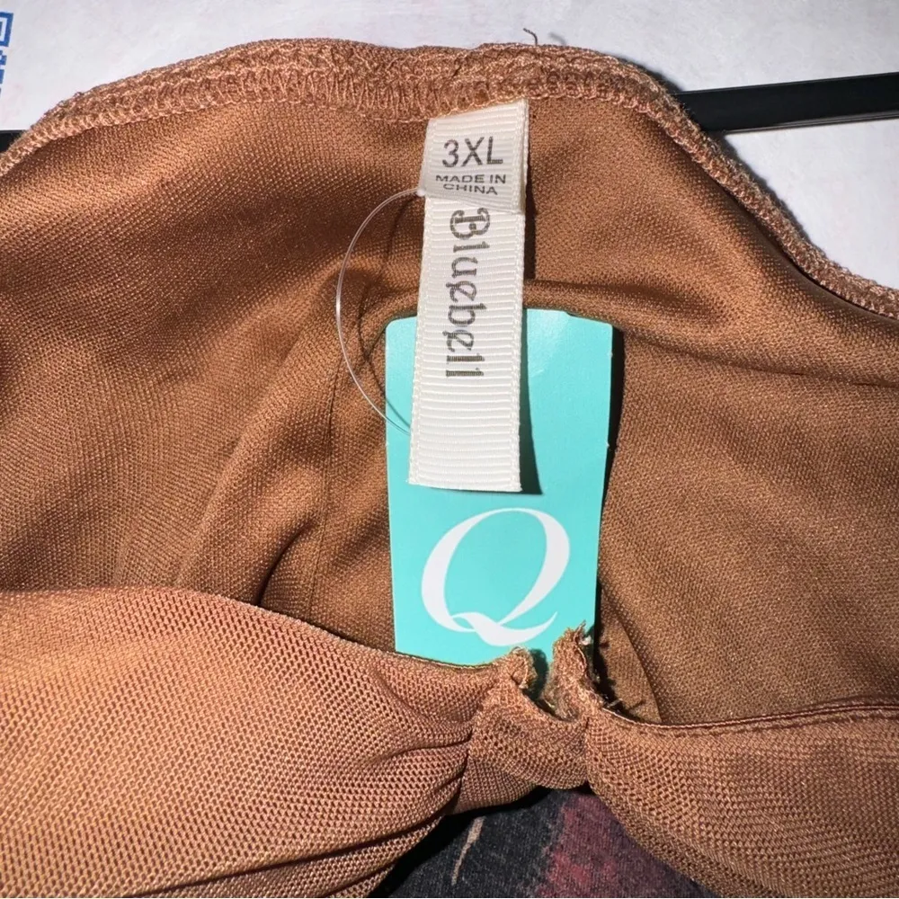 Bluebell Midi Dress Brown Size 3X - Image 7