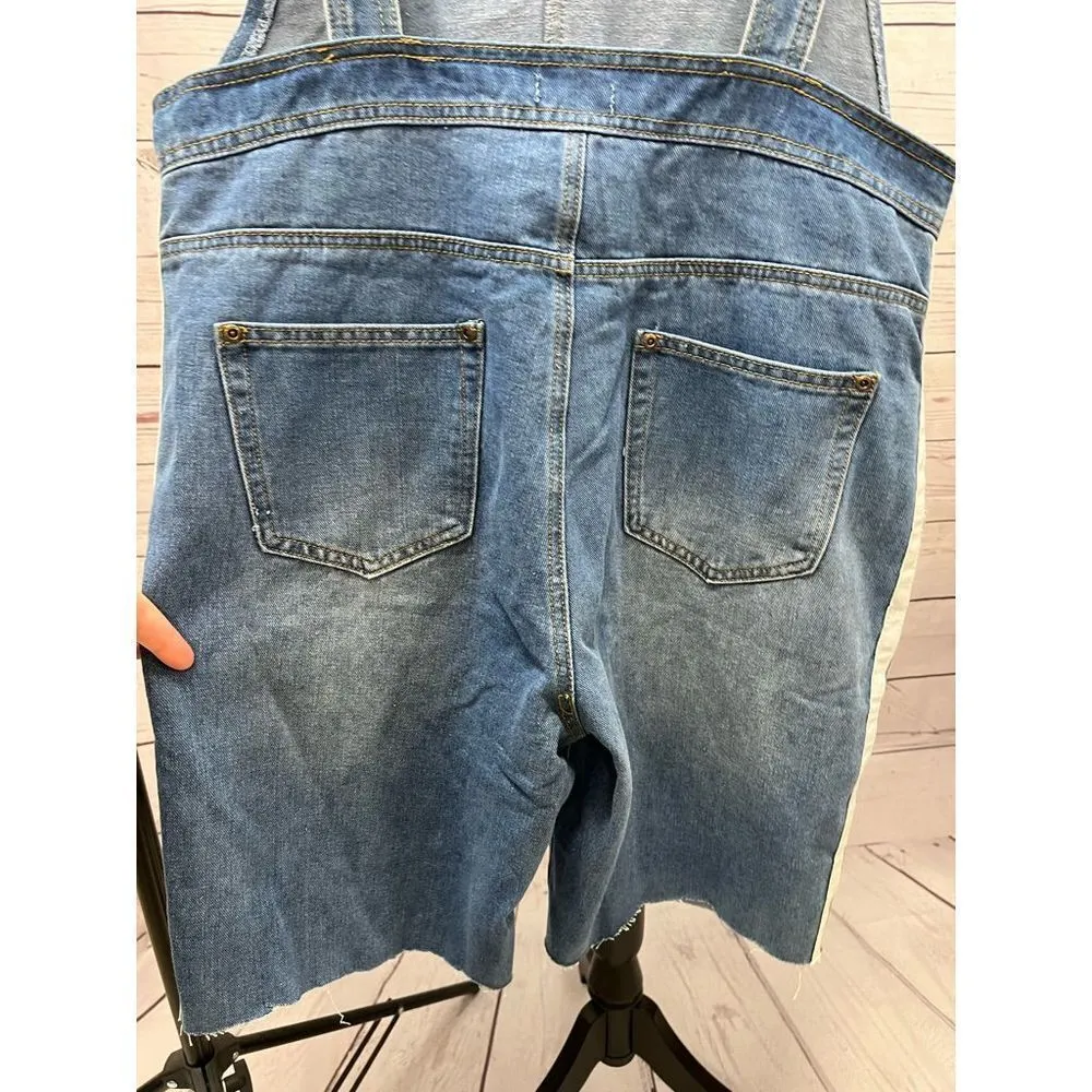 Boohoo blue overalls size‎ 12 nwt - Image 2