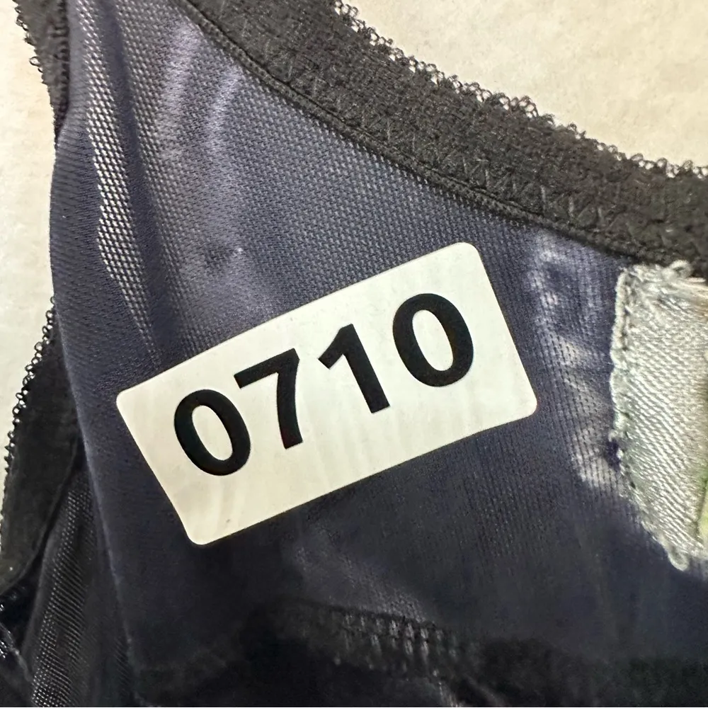 Free People Intimatley Midi Lingerie Dress Lace Tie Die Petite Small Blue - Image 9