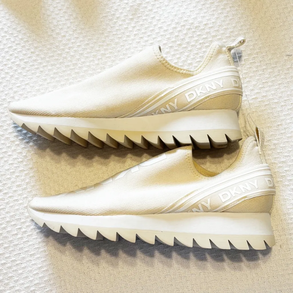 DKNY Abby Slip-On‎ Sneakers Egg Nog size 10 - Image 5