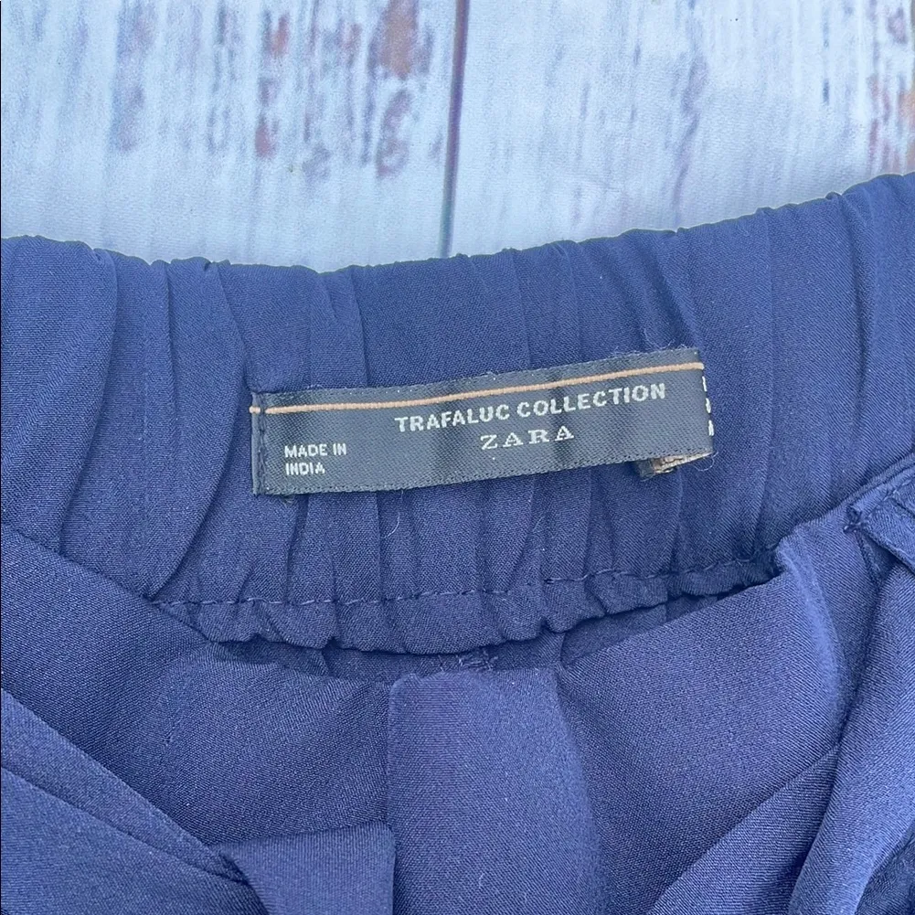 Zara Navy Blue Trousers - Image 2