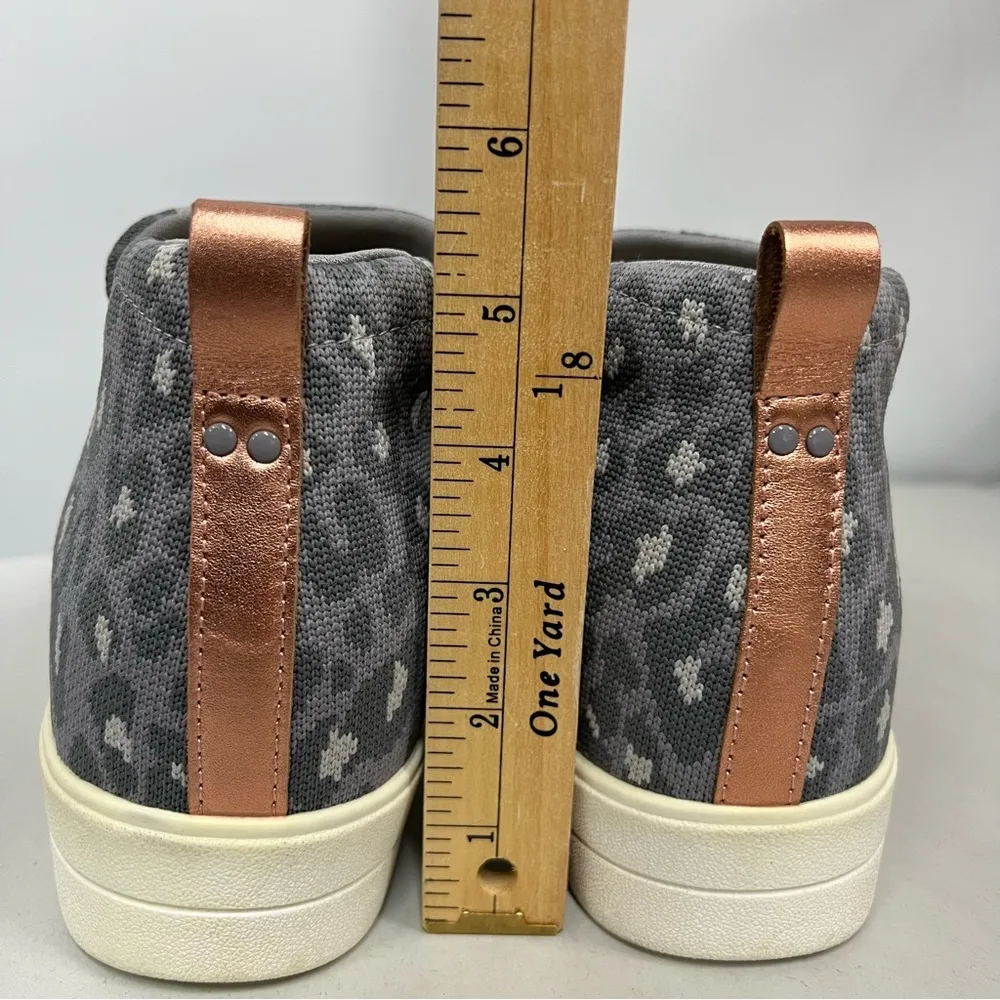 New Ryka Vera LT grey Comfort Wedge Sneaker Women's 10M slip on animal print - Image 4