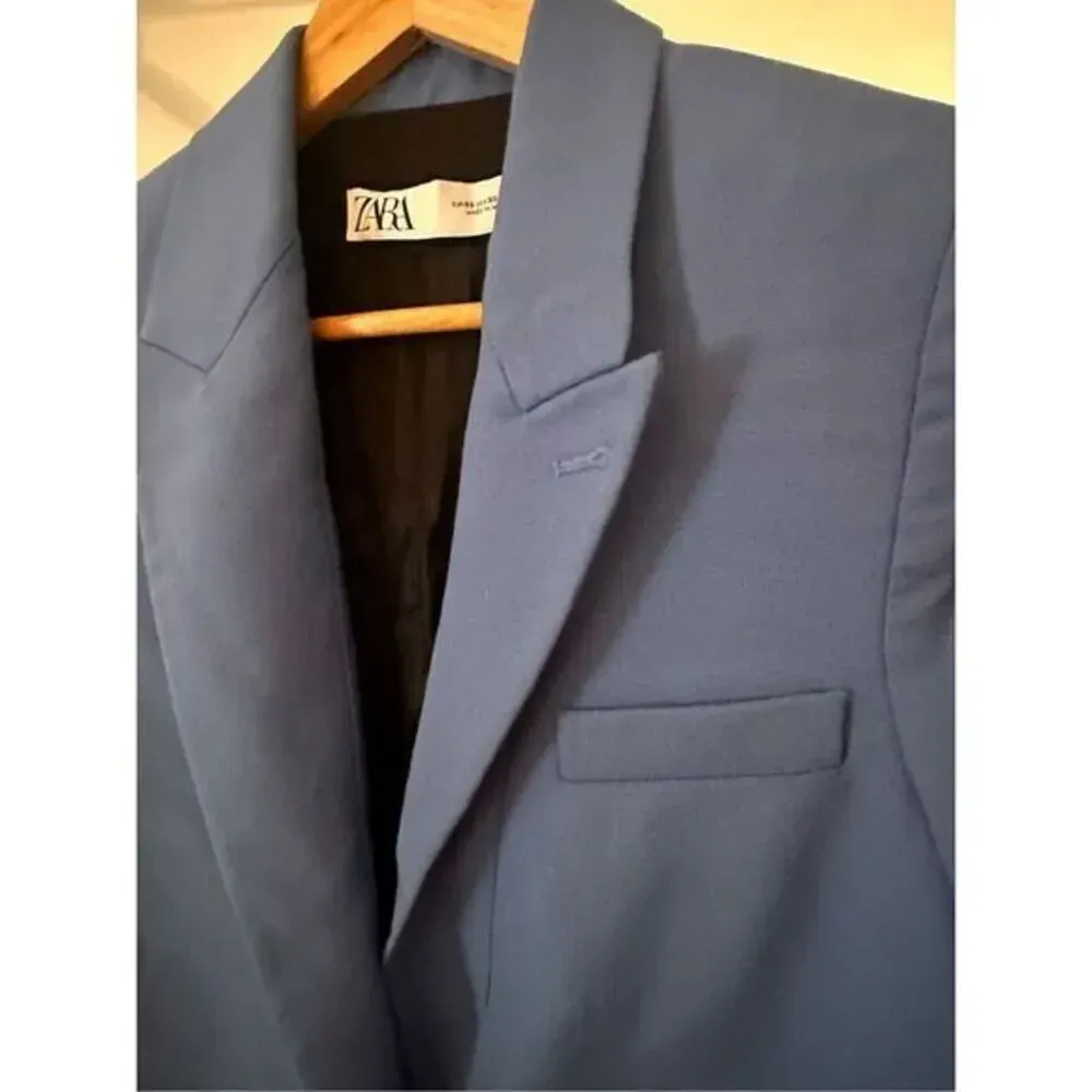 Zara Blue Blazer‎ Women Size Extra Small - Image 3