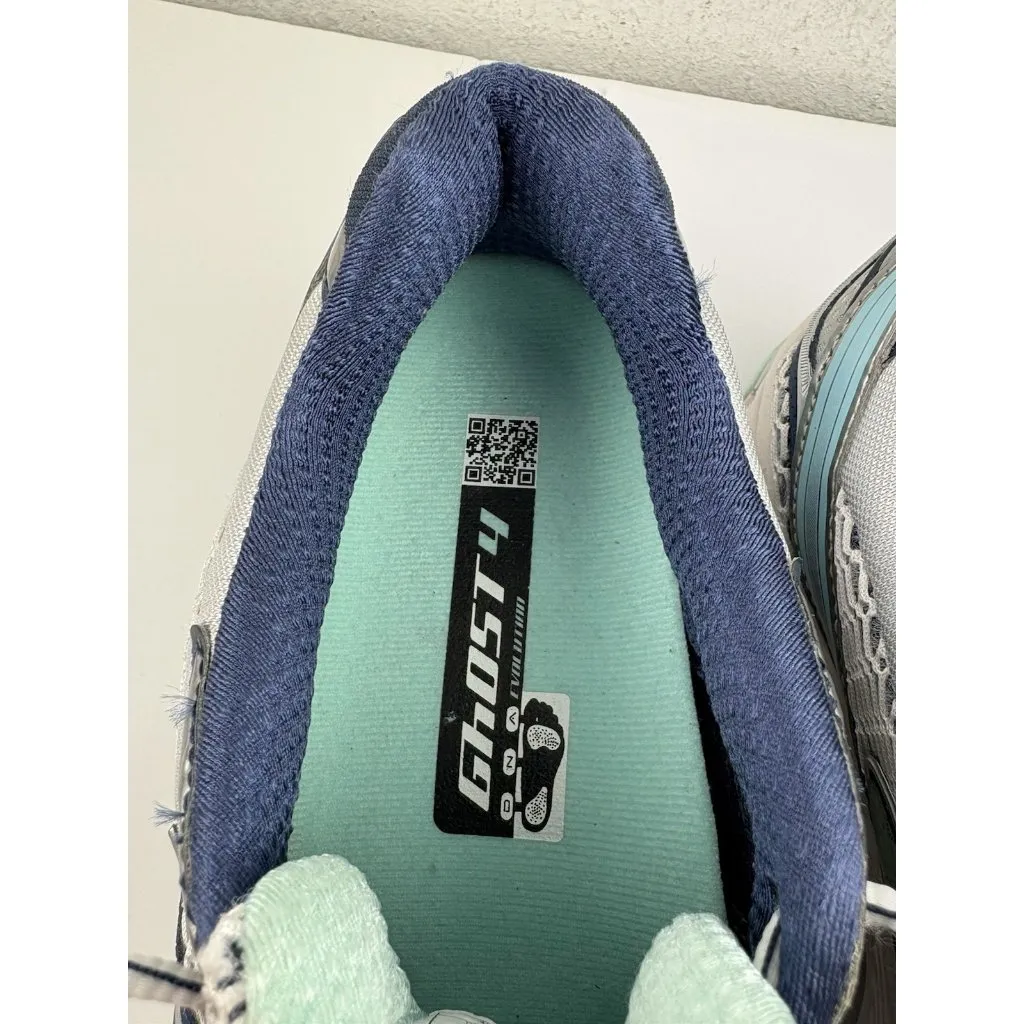 Brooks Ghost 4 Evolution Running Sneakers Womens Size 11 Blue Green Mesh Lace Up - Image 13
