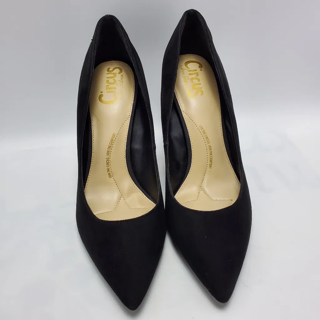Circus by Sam Edelman Mina Pump Stiletto Heels Shoes Black Suede Size 8.5 - Image 3