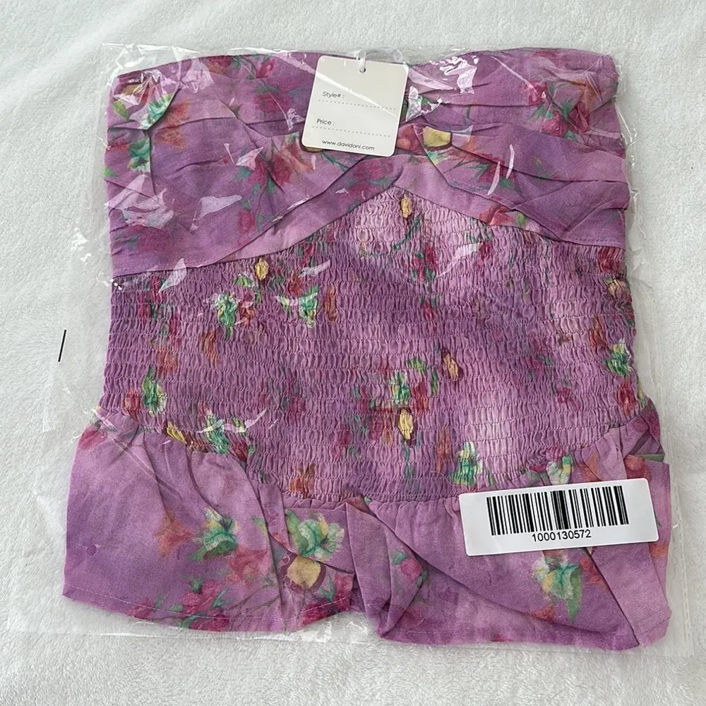 VICI | Sweet Memories Floral Smocked Peplum Top - Image 5