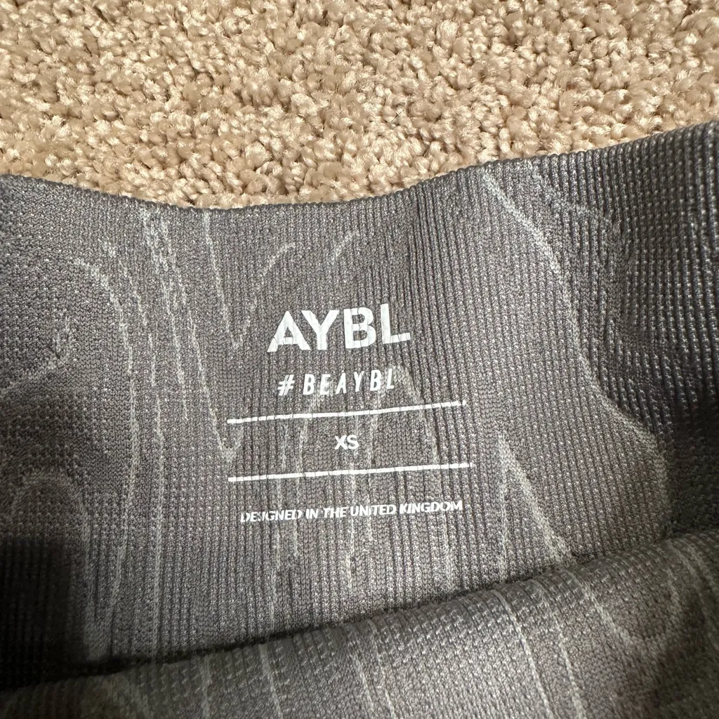 Aybl‎ Gray Swirl Marble Leggings - Image 3
