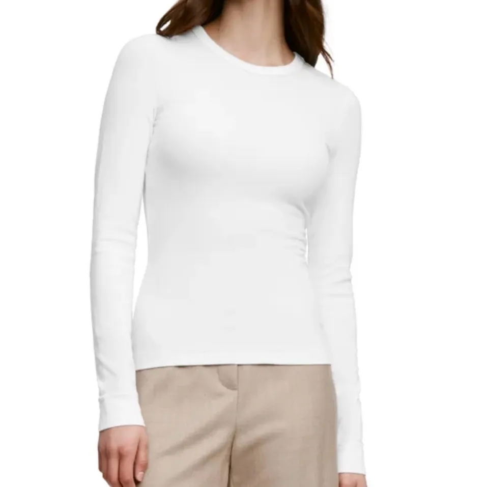 NWT Banana Republic Women's Long Sleeve Rib T-Shirt Set - Black and White L - Image 3