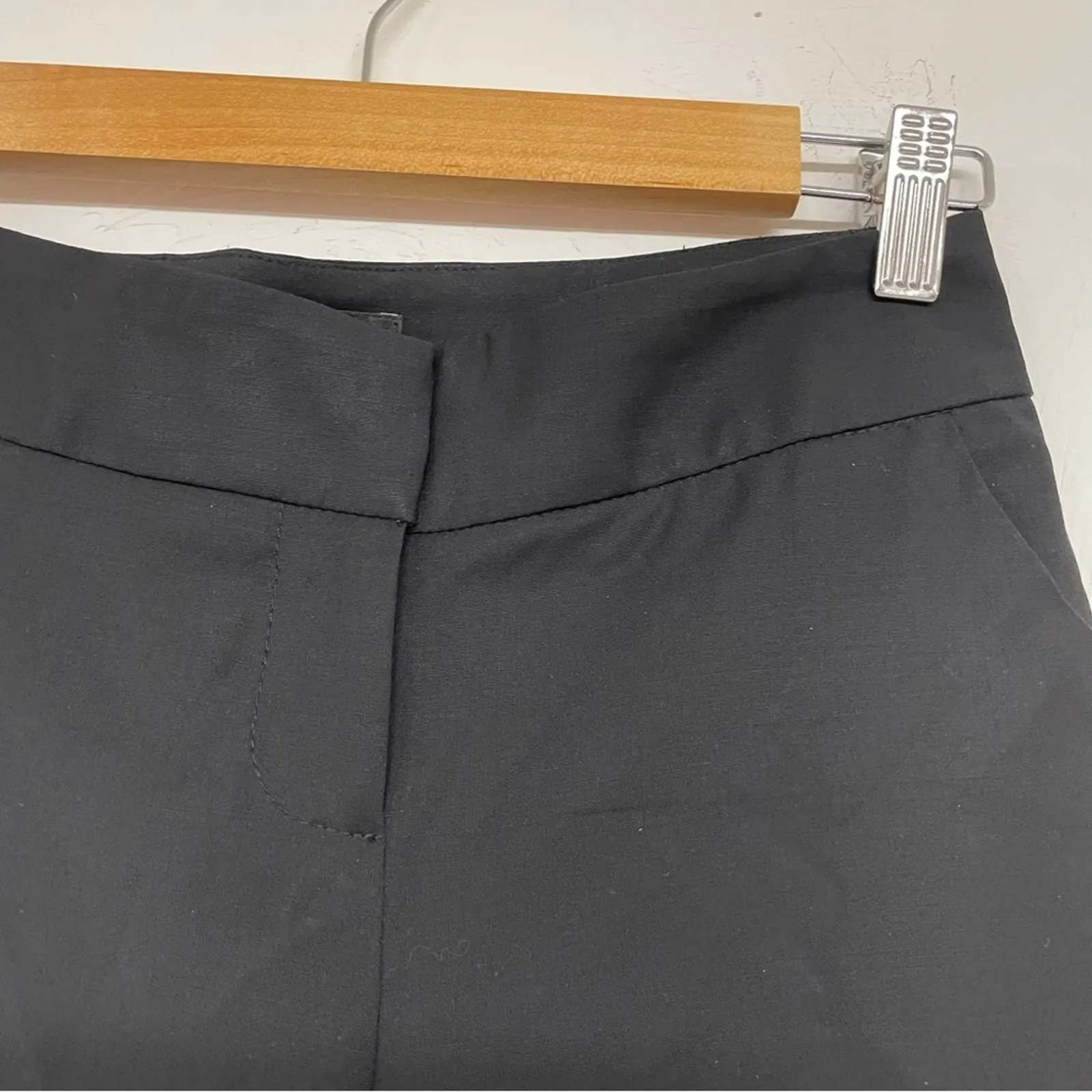 Bebe Black Straight Leg Trouser Dress Pants Womens 0 Career Office Academia - Image 5