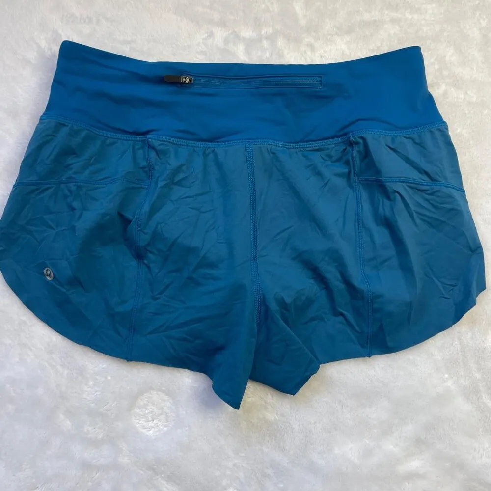 Lululemon Chase Me Short Women's Size 6 Whirlpool Blue 2.5" Running Athletic FLA - Image 13