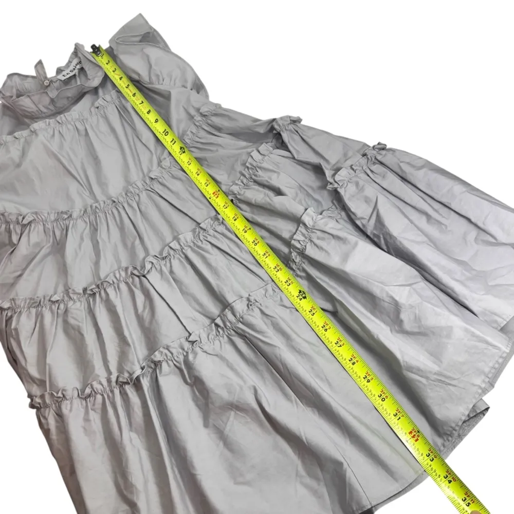 EN SAISON
Rudy Ruffled Mini Dress Silver - Image 10