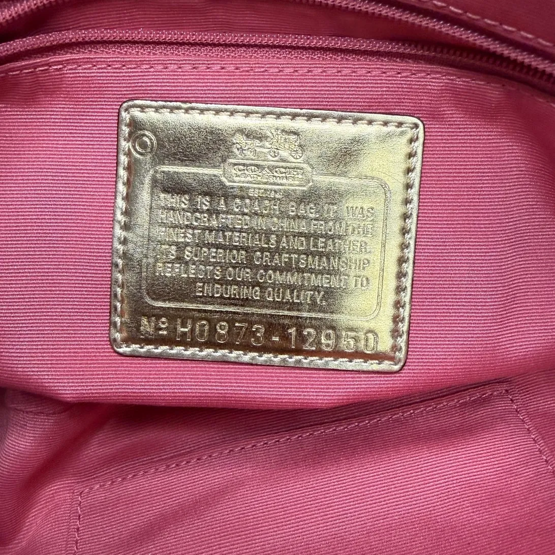 y2k Coach Madison Op Art Brown 12950 Small Hobo Handbag - Image 7