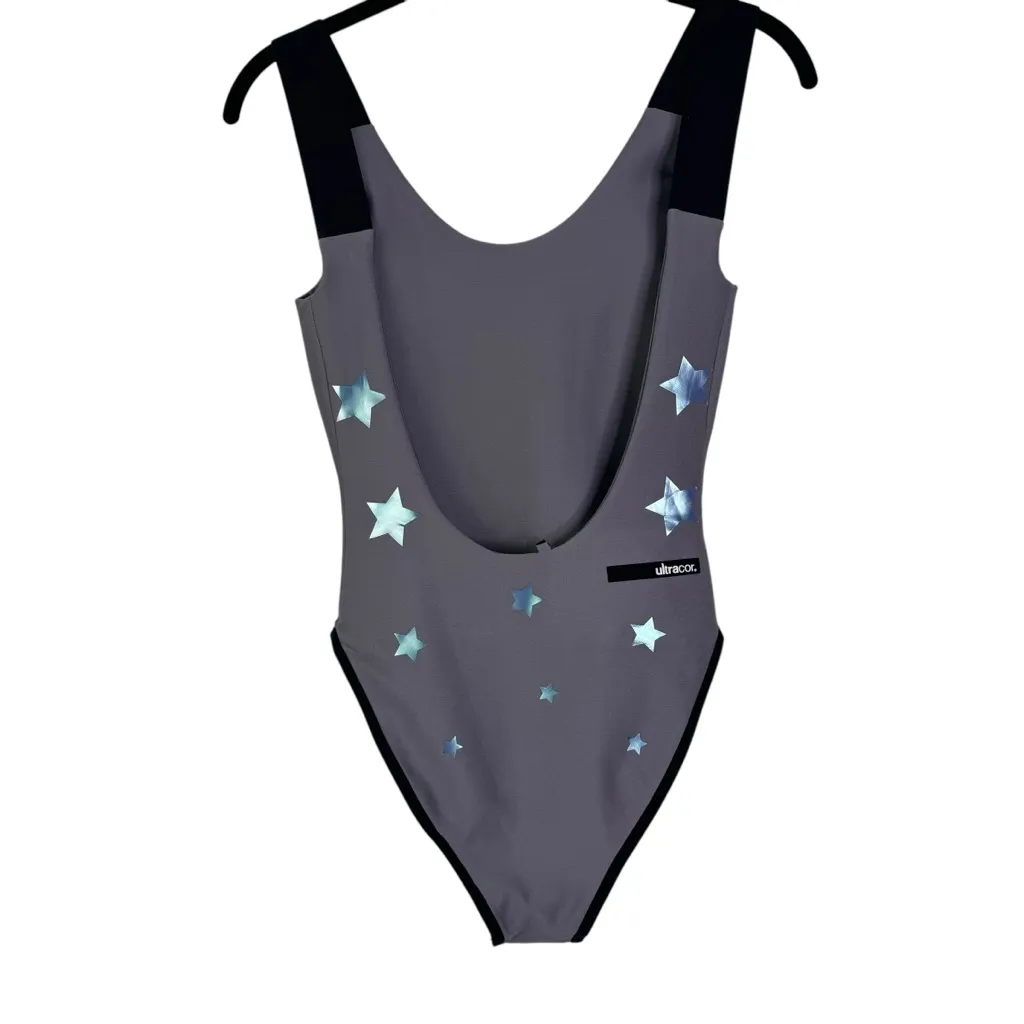 ULTRACOR Domain Luster Holographic Stars One Piece Flaw‎ Gray Purple X-Small XS - Image 8