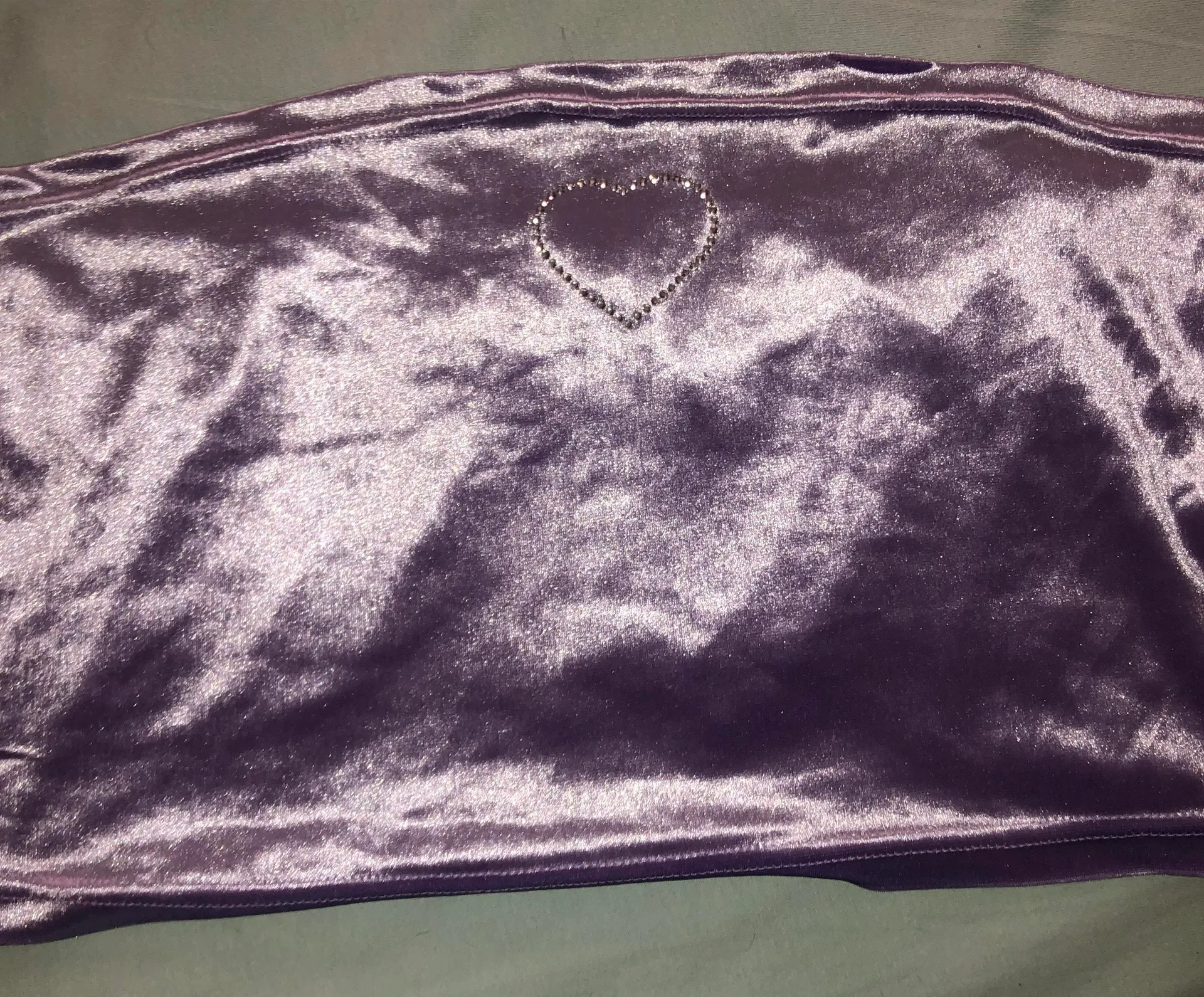 Romwe Velvet Crop Top - Image 2