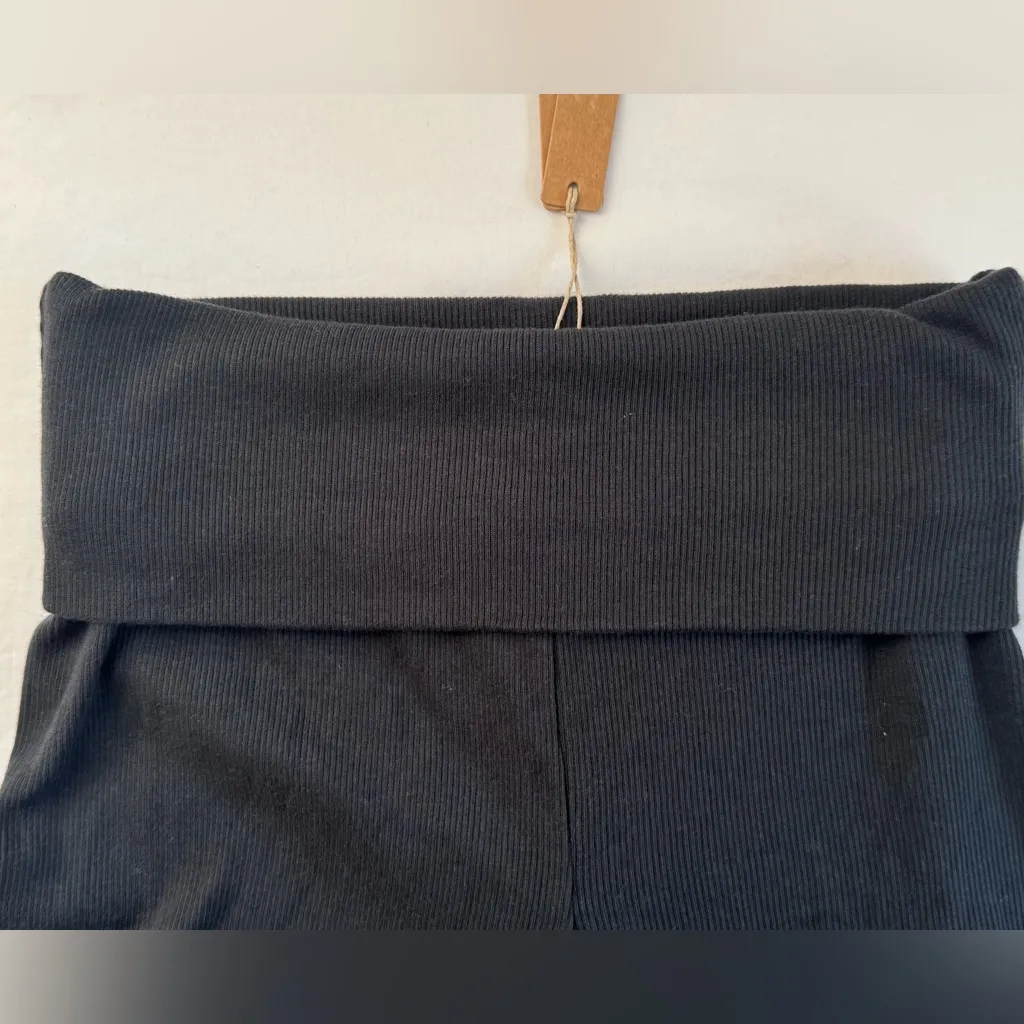 NWT Skims Cotton Rib Foldover Pant XS - Image 4