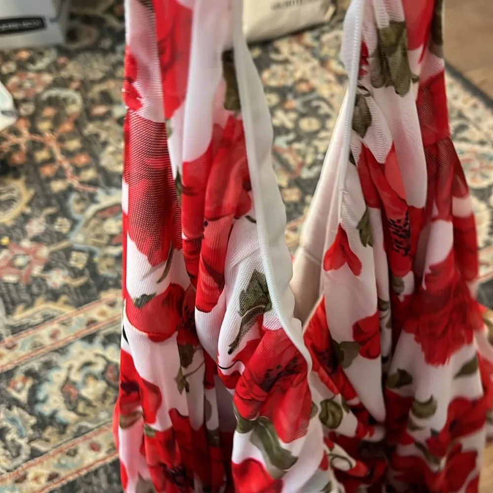 ASOS DESIGN puff sleeve ruched pephem skater mini dress in floral print … - Image 5