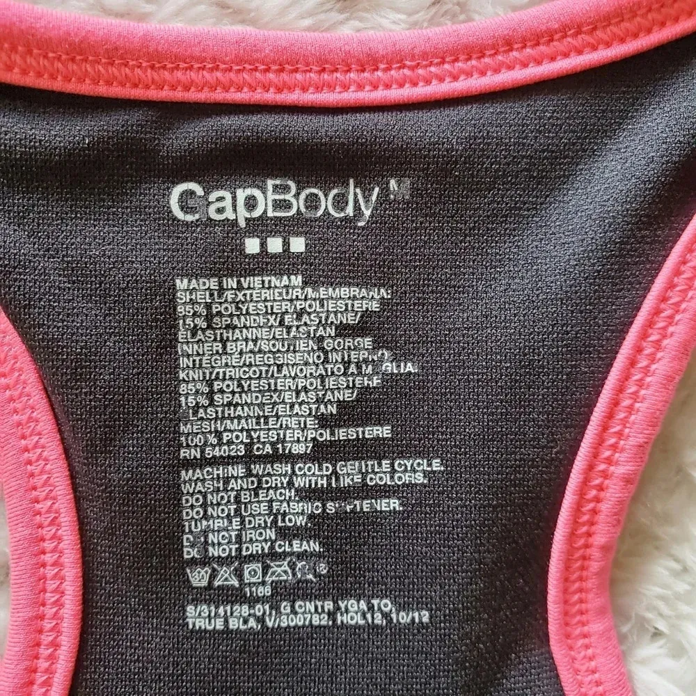 Gap Pink/Black Athletic Tank - Image 2