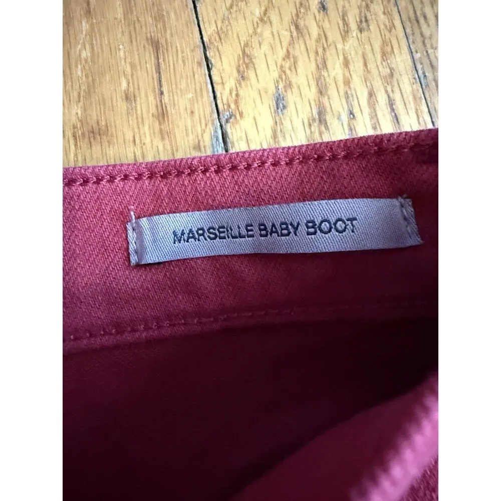 New Johnny Was Marseille Baby Boot Jeans JW1011CN8 Size 31 Cranberry - Image 8