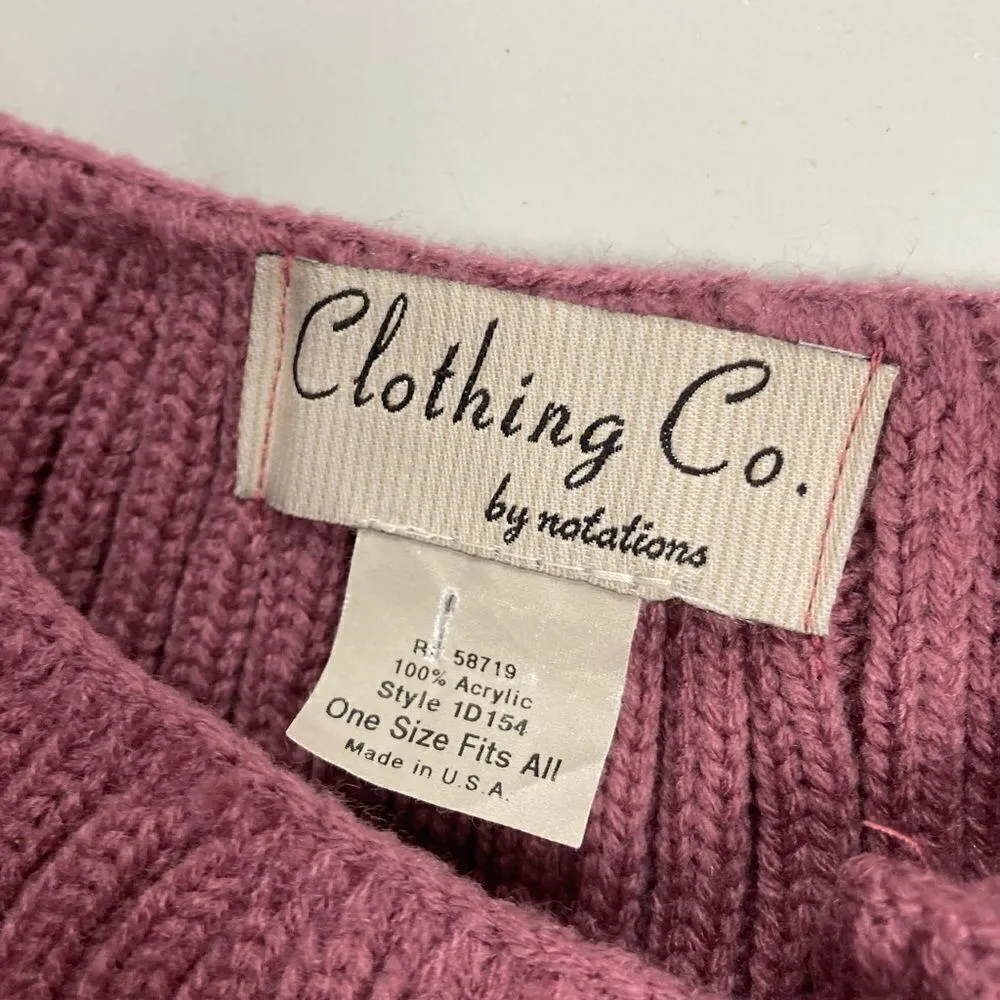 CLOTHING Co. Sweater Cape, one size, peach, pink, grn, etc, grannycore, warm, cozy Size undefined - Image 7