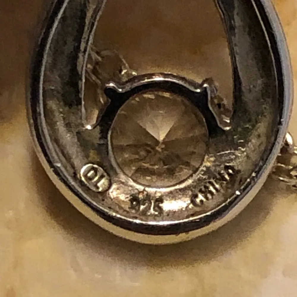 OL Designs Sterling Silver 925 CZ Necklace - Image 5