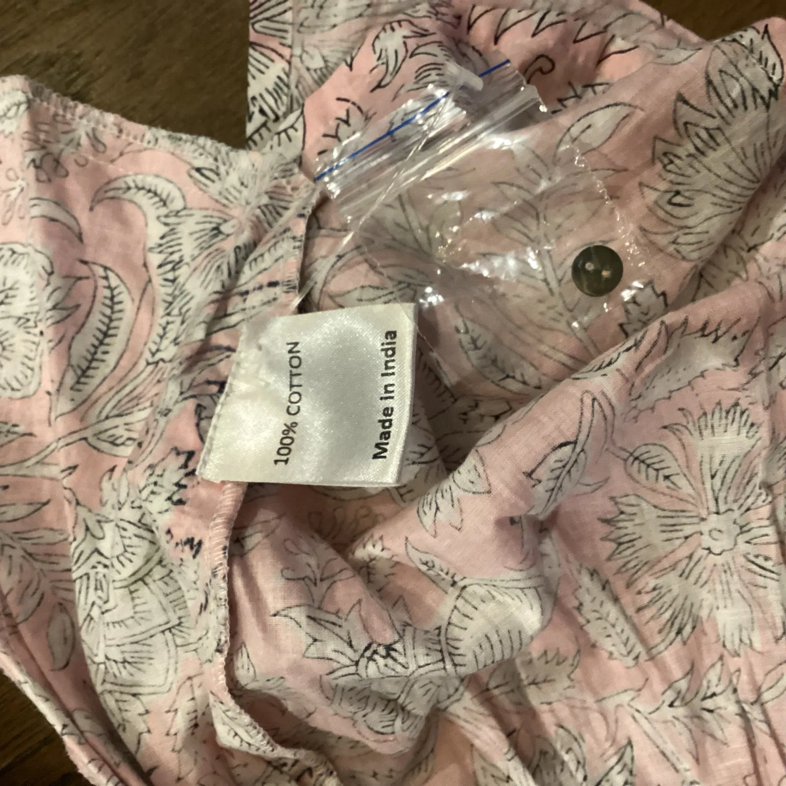 Marea The Apres Beach mini dress in pink floral hibiscus XS / S New 100% cotton - Image 8