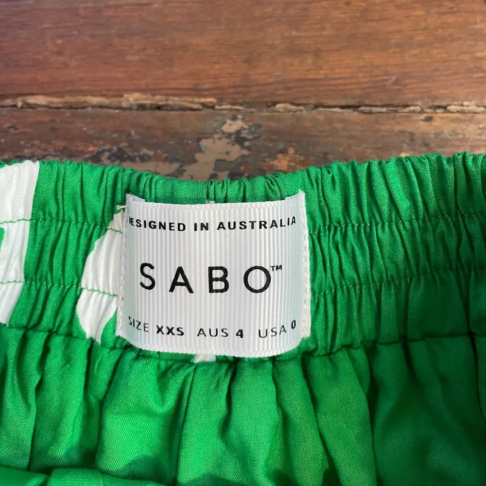 Sabo Skirt Seona 100% Cotton Shorts Lemoni Green - Sz XXS 💛🎀 - Image 10