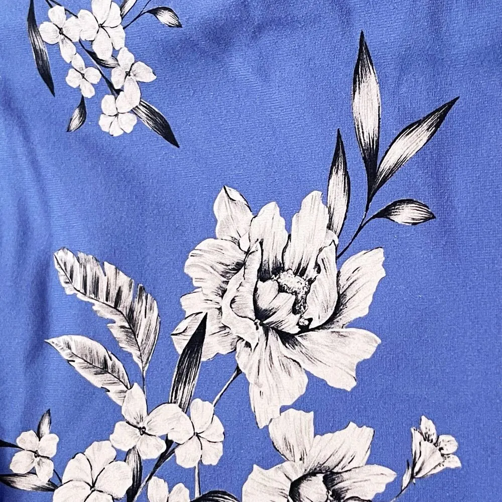 NEW Spiritual Gangster XS Perfect High Rise Waist Floral Leggings Blue Flower - Image 4