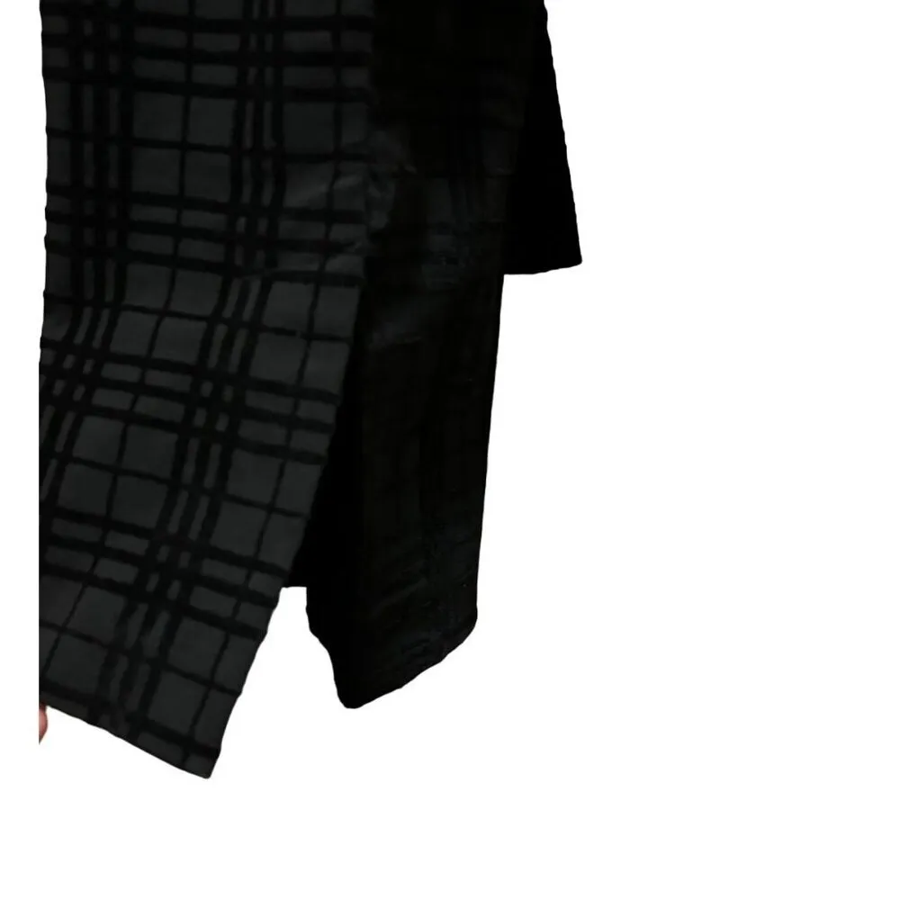 Soft Surroundings Velvet Plaid Elspeth Pans Size Medium Pull On Black - Image 5