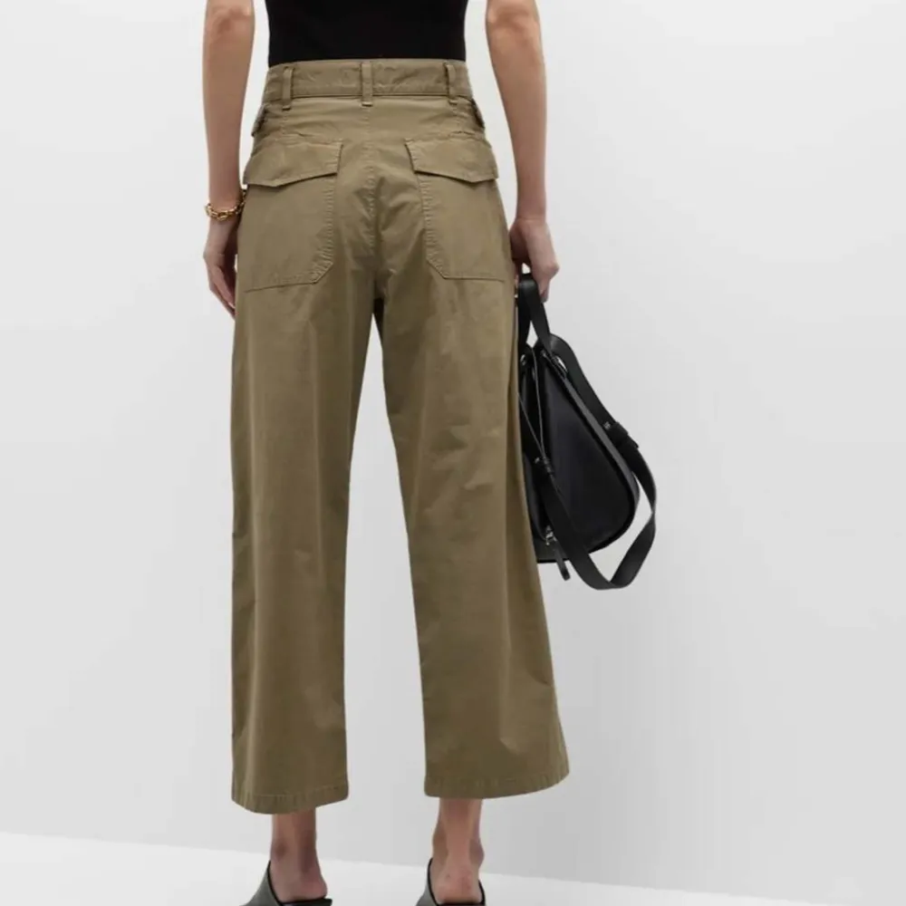 AGOLDE Daria Women's Utility Pant 25 NWOT Duffel Wide Leg Stretch Twill Cropped - Image 4