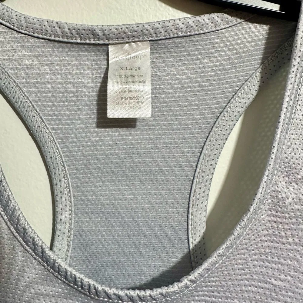 West Loop  Gray Fitted Sleeveless Tank Top (252) - Image 2