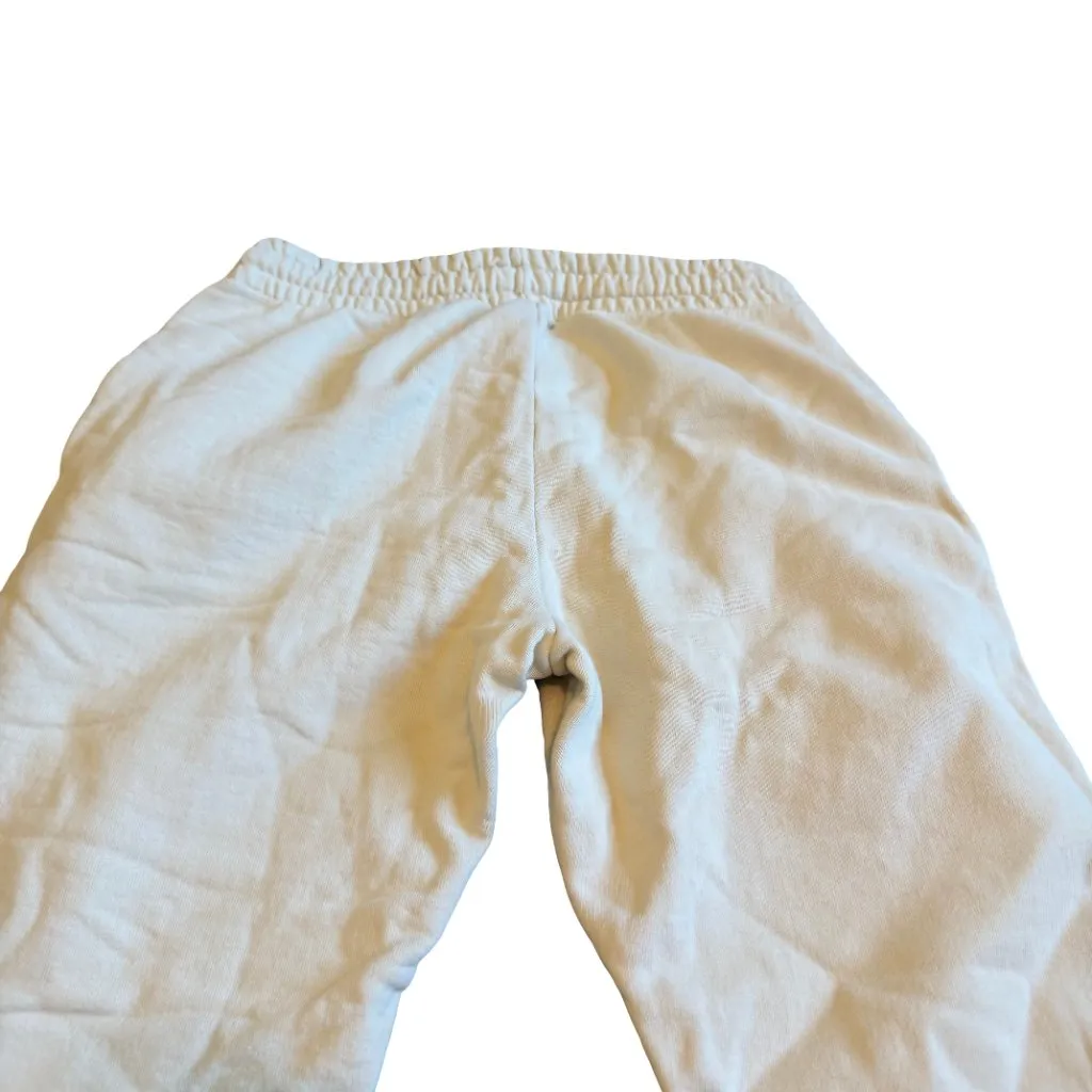 Talentless Cream Sweatpants Drawstring Waist 100% Cotton Size Small Women's - Image 6