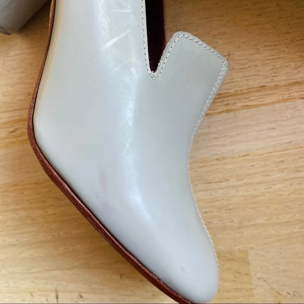 Rachel Comey light grey leather heels NEW - Image 4