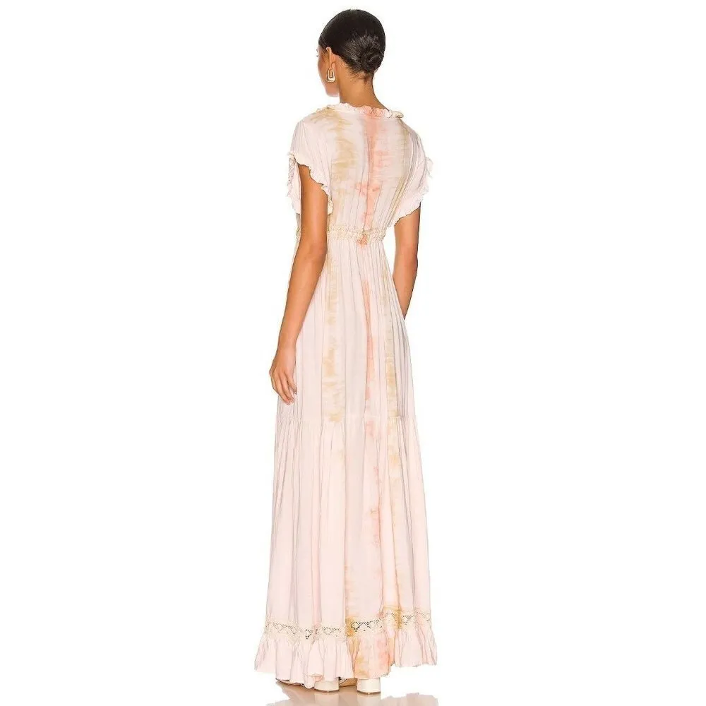 Jen's Pirate Booty Kozmic Flirty Dress in Desert Sun Astral Tie Dye XSmall New - Image 2