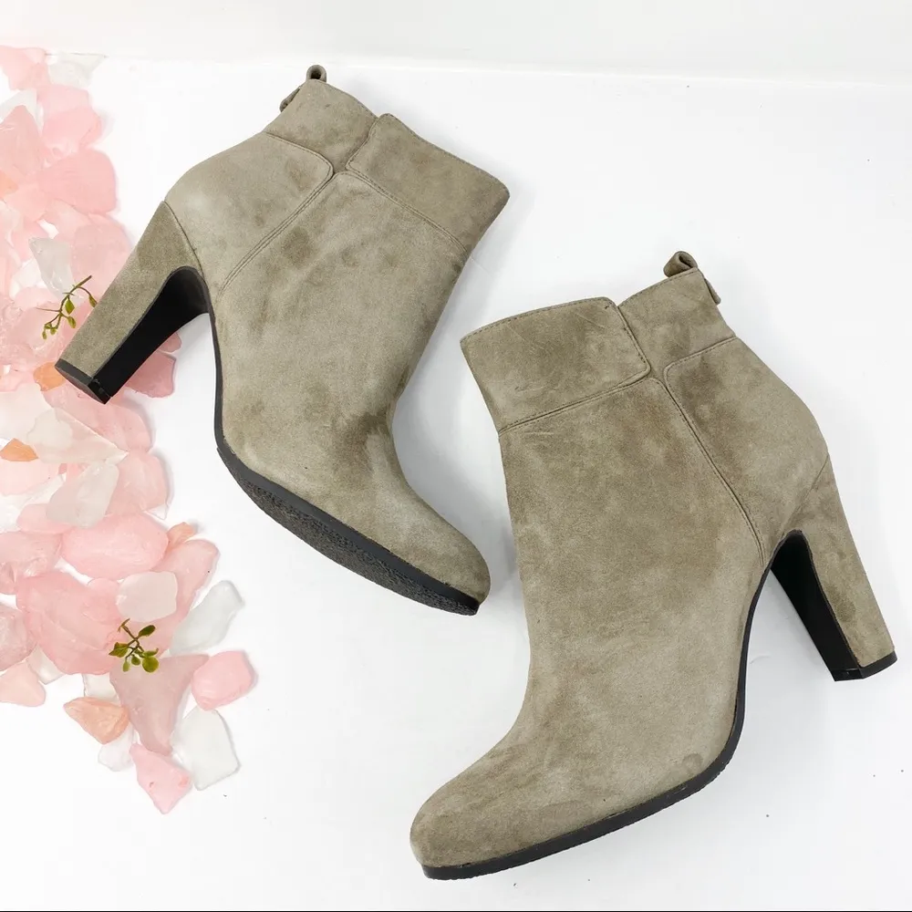 Sam Edelman Sianna Booties Suede Gray NWT Sz 10 - Image 2