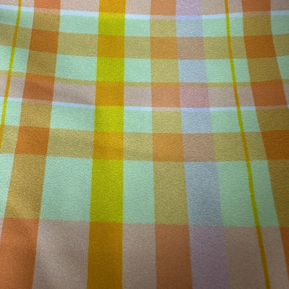 Skatie Elsa Suva Plaid String Swim Bikini Bottoms Size Large NEW with Tags - Image 6