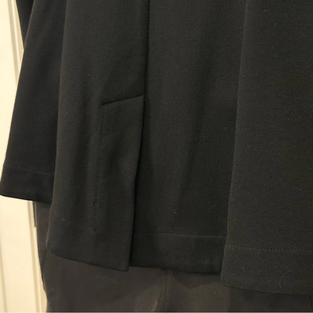 Bailey 44 Britto Wool Jacket Buttons XS Black Military Funnel Neck Classic Edgy - Image 12