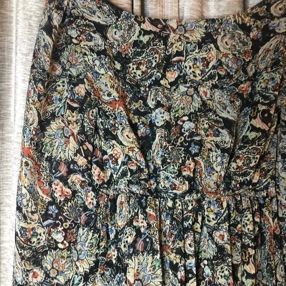 Band Of Gypsies Long Sleeve Floral Bohemian Dress - Image 9