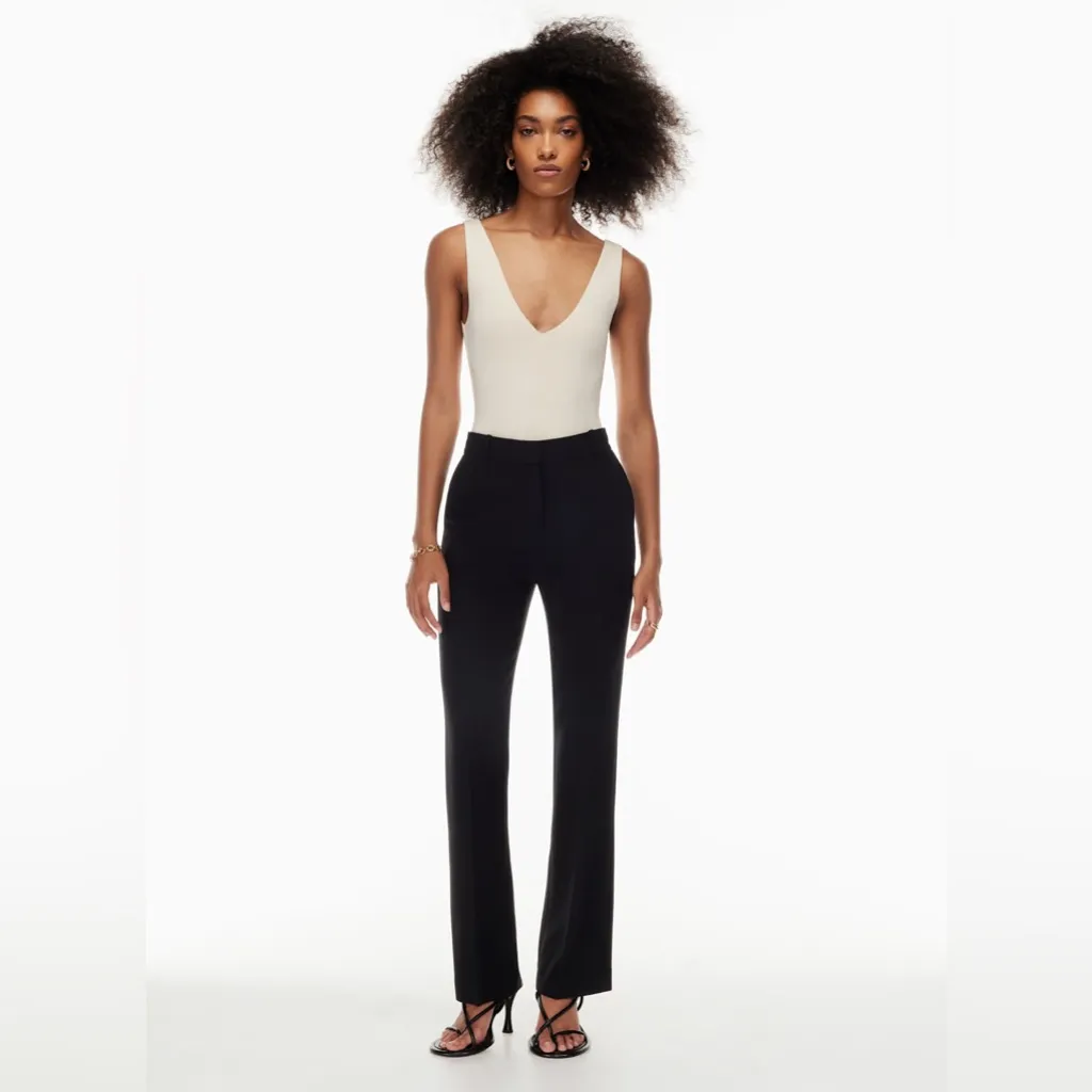 Babaton‎ Aritzia Contour V-Neck Bodysuit Medium #75719 - Image 2
