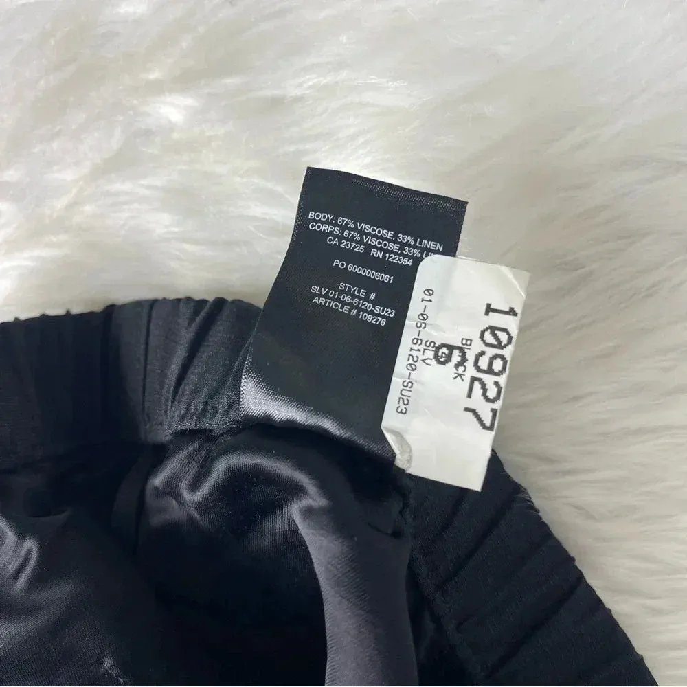 Babaton Aritzia Black Cargo Taper Ankle Pants Size 4 - Image 2