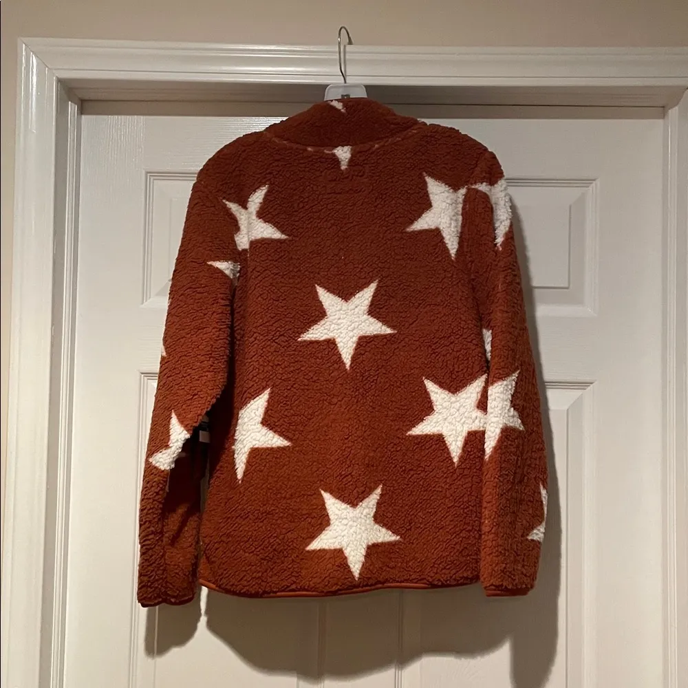 Canada Weathergear Fleece/Sherpa jacket Brown Size L - Image 3