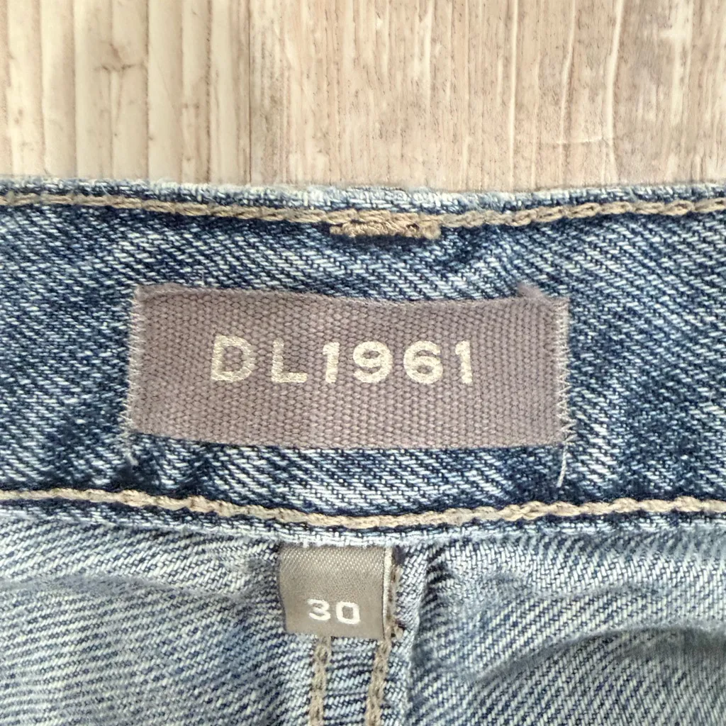 DL1961 Indigo Denim Jeans - Image 2
