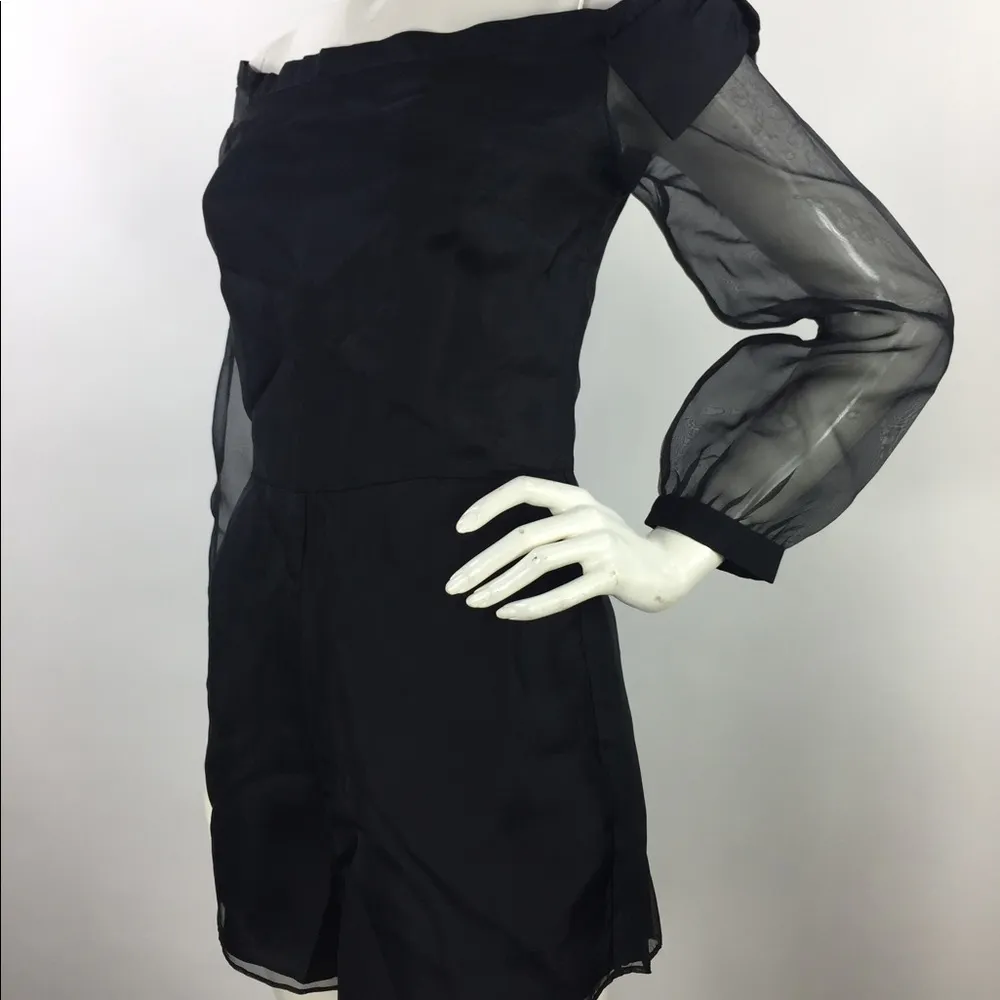 Dazy Silk Romper Black Sz XS - Image 14