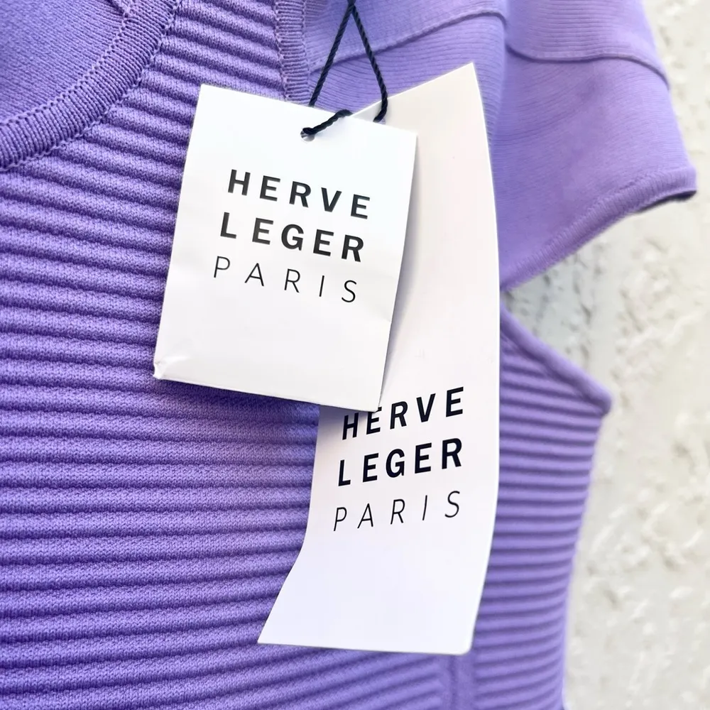 Herve Leger Paris lavender bandage dress XXS new with tags - Image 6