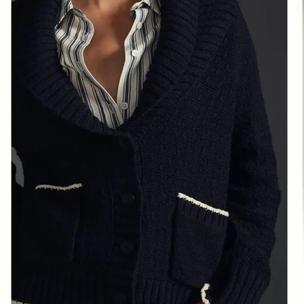 RARE Maeve x Anthropologie Seahorse Cardigan - xxs $300 - Image 4