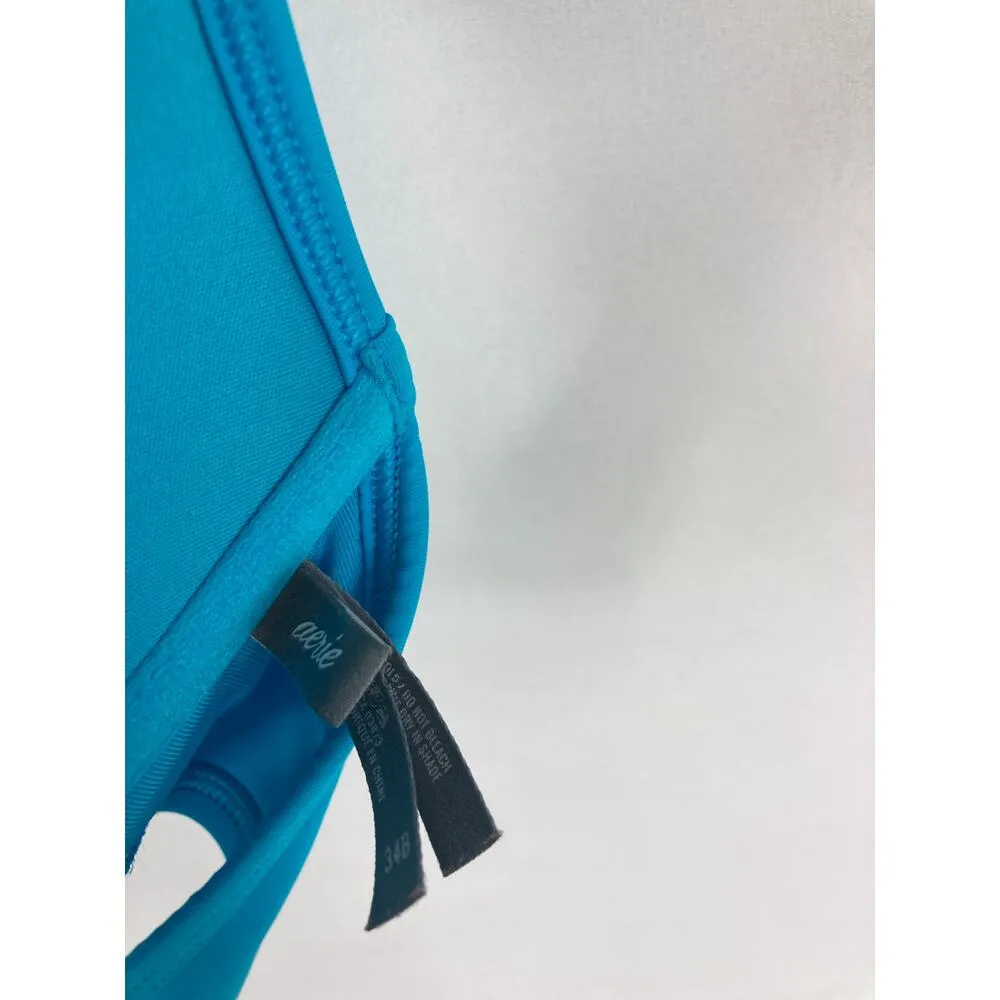 Aerie Brooke Ruffle Cup Support Bikini Top Size 34B - Image 3