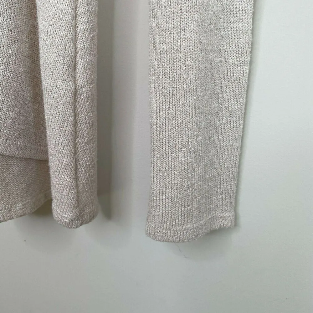 Moa Moa Bow Detail Pullover Sweater in Cream Color Womens Size Medium - Image 5