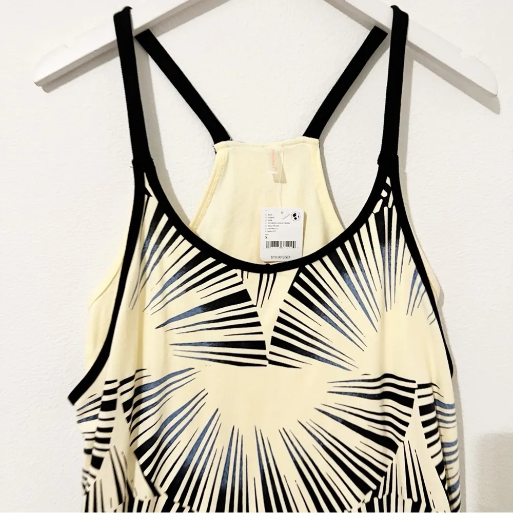 Free People Hot Shot Mini Printed Dress Sunrise Geo Combo Size Small NWT - Image 3