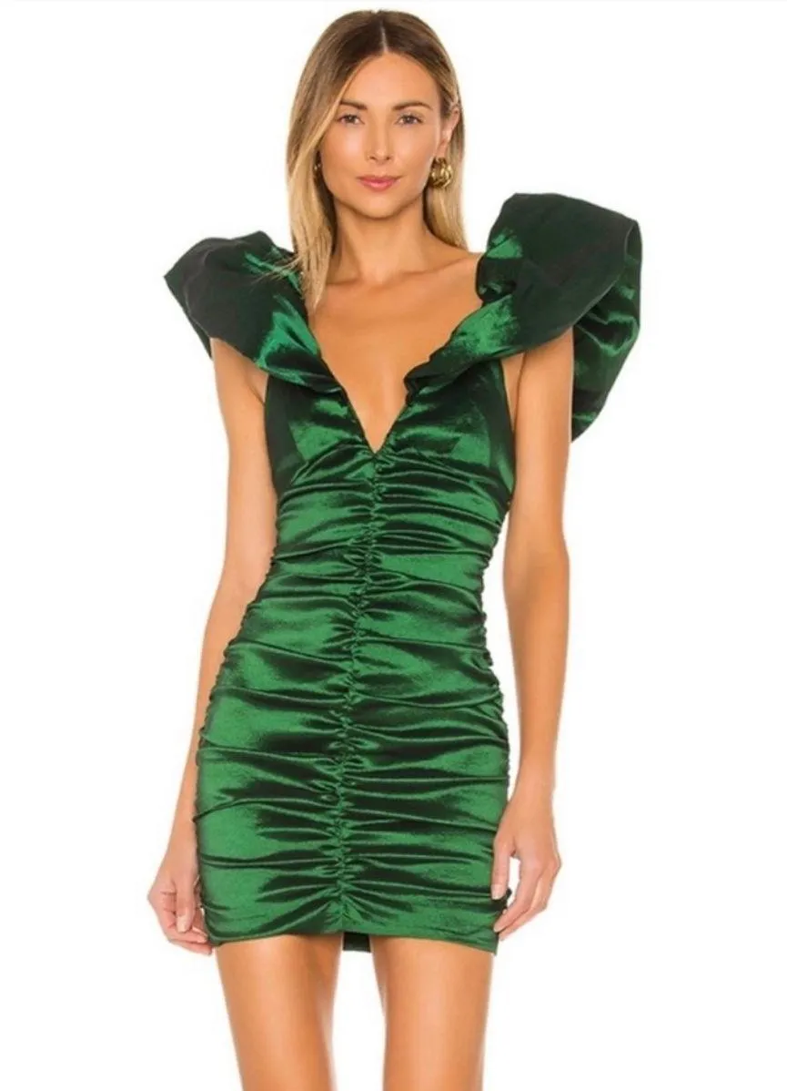 slim fit dress slacks Claudia Green Crystal Mini Dress
